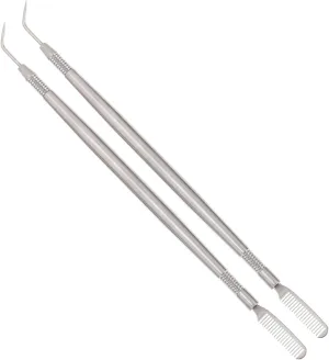 6pcs Stainless Steel Brow Combs Eyelash Lift Tool Double-end Eyelash Separator for Natural Brows and Extensions Easy to Use