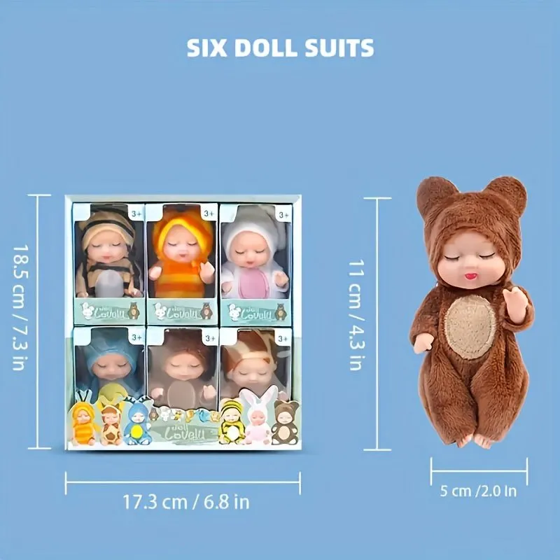 6Piece Fairy Princess Doll  Pajama Gift Set