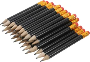 72pcs Short Golf Pencils with Erasers Compact Writing Pencils for School Office and Artistic Projects Lightweight for Easy Correction and Daily Use