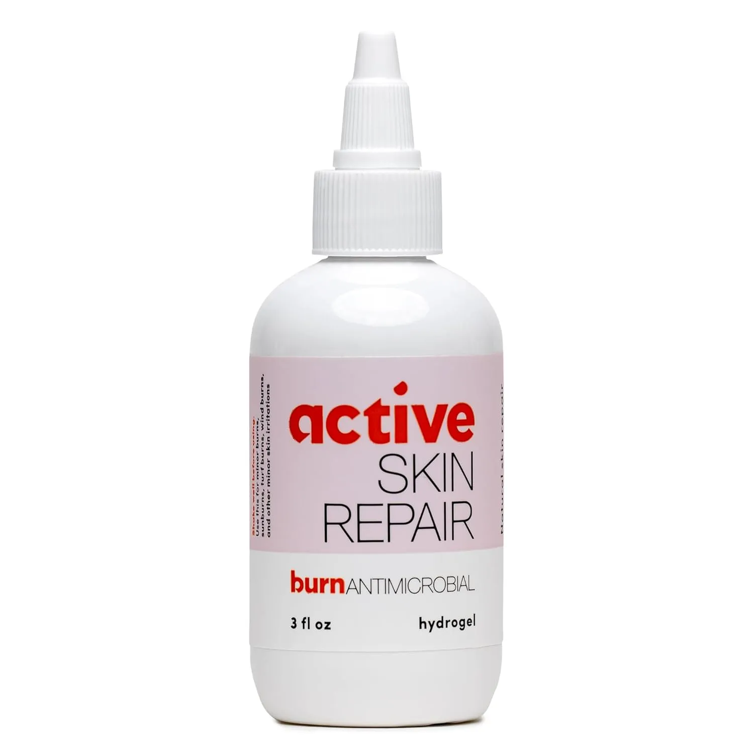 Active Skin Repair First Aid Skin Healing Burn Hydrogel - Natural, Non-Toxic, & No Sting Skin Burn Ointment with Hypochlorus Acid for Immediate Pain Relief, HSA/FSA Eligible, 3 oz