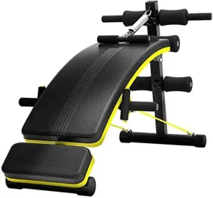 Adjustable Weight Bench Utility Exercise Utility Bench Multi-Purpose Sit Up Bench Flat/Incline/Decline for Full Body Workout Black_1403070cm