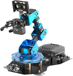 AI Vision & Voice Interaction Smart Robotic Arm for Arduino Scratch Python 6DOF Robot Arm STEM Project Educational Robot & Engineering Kits, Science/Coding/Programming Set, xArmAI Advanced Kit