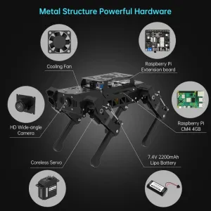 AI Vision Quadruped Robot Advanced Kit