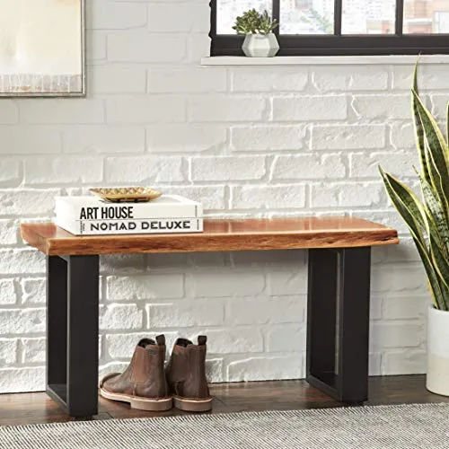 Alaterre Furniture Alpine 36" Bench, Natural