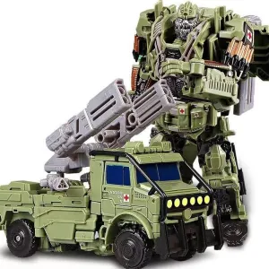 Alloy Deformation Car Robots Manual Assemble Action Figure Desktop Decoration Gifts Limited Edition, Multicolor （Hound）