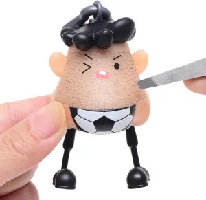 Angel's Wonderland Soccer Pulling Hair Toy Valentines Day Gifts for Him, Skin Picking Fidget Toys Fun for A Pimple Popper Fiend,Helps with Anxiety Stupid But Great Gift