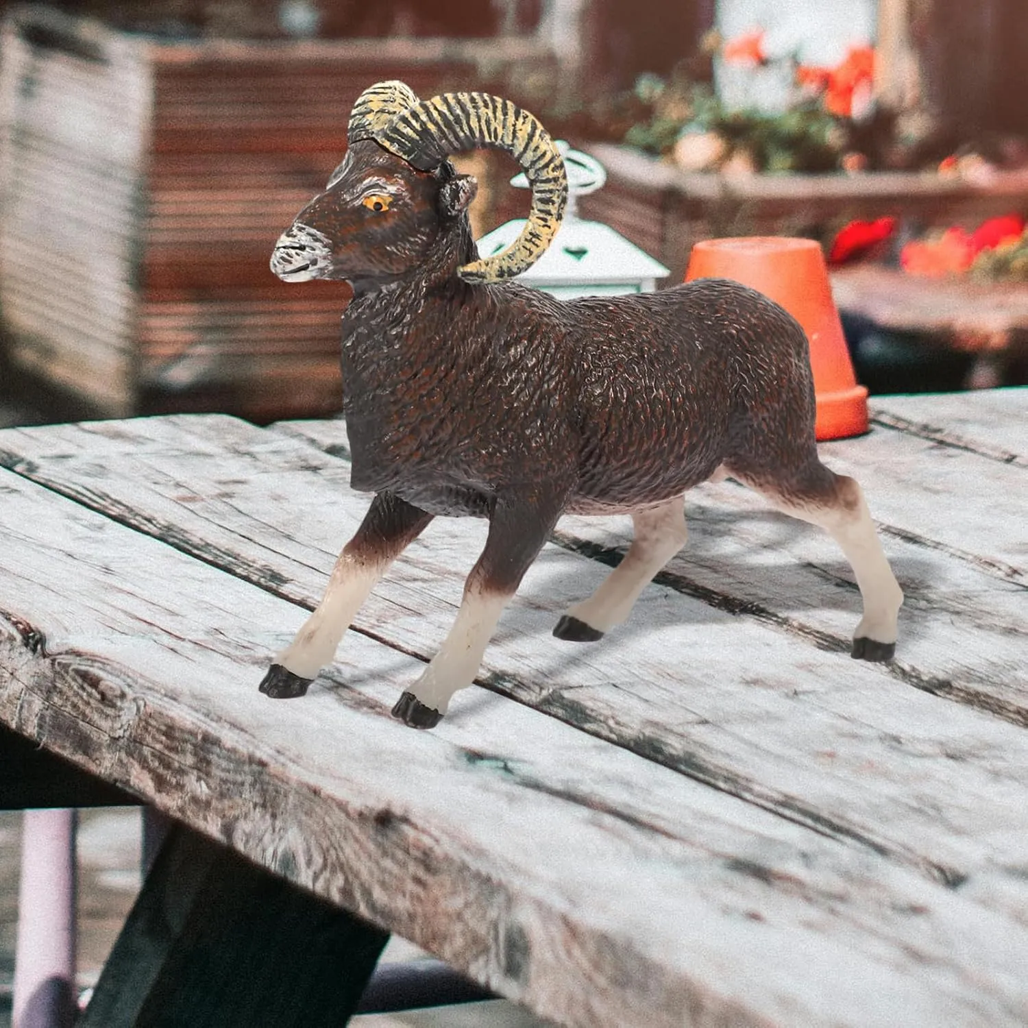 Animal Toys Animal Plastic Animals Figures, African Wildlife Model Mini, Plastic Animal Model for 1pc ()