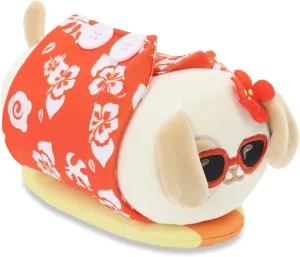 Anirollz Stuffed Animal Plush Toy – 6" Small Hawaiian Outfitz Plush Doll | Soft, Squishy, Warm, Cute, Comfort, Safe | Birthday Gift Kawaii Puppy Dog with Red Hawaiian Shirts Puppiroll