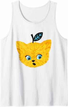 Apple cat Tank Top