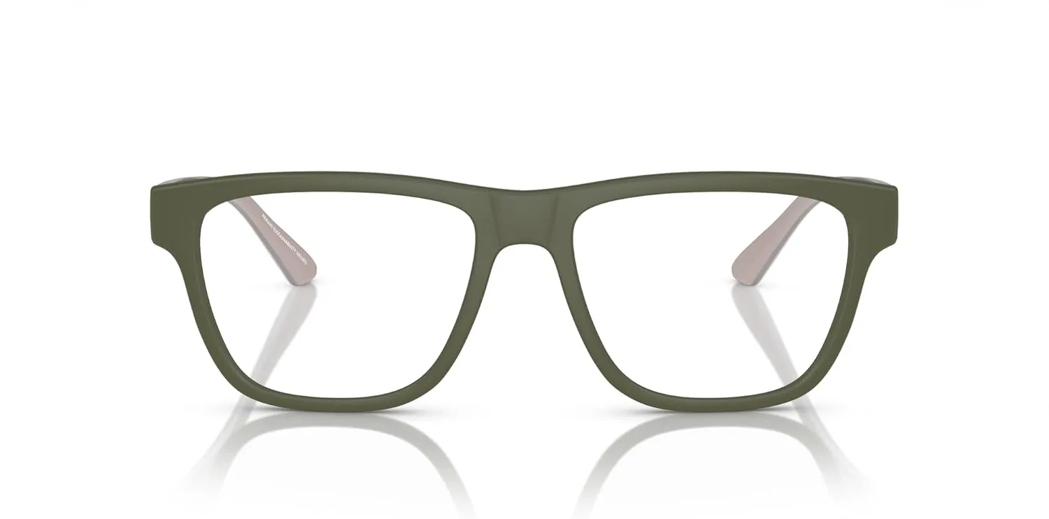 Armani Exchange Men's Ax3105 Square Prescription Eyewear Frames