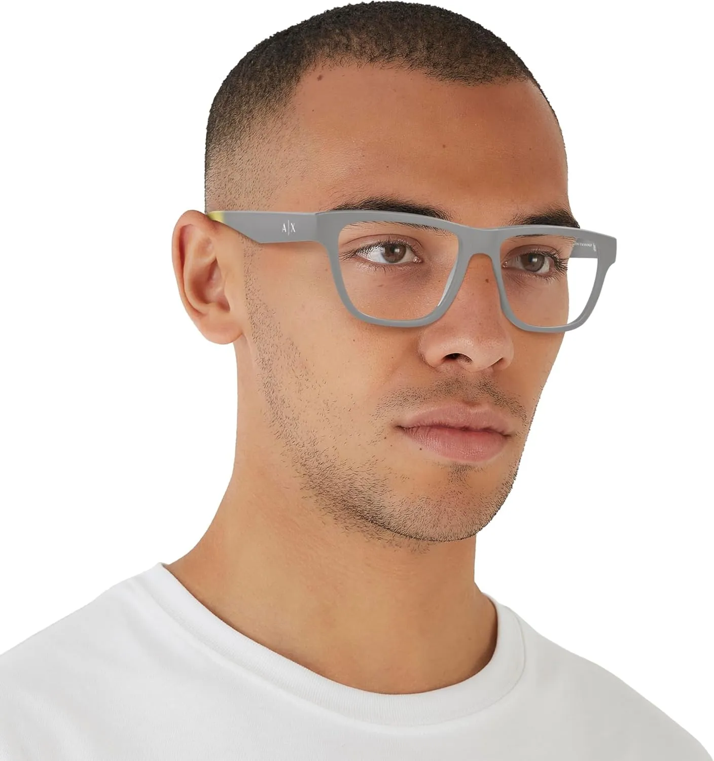 Armani Exchange Men's Ax3105 Square Prescription Eyewear Frames