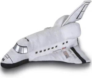 ArtCreativity Stuffed Space Shuttle Plush Toy for Kids – 14.5 Inch Soft and Cuddly Astronaut Spaceship - Cute Nursery Décor and Bedtime Toy, Best Gift for Birthday or Baby Shower