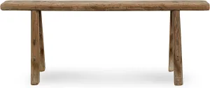 Artissance Home Vintage Noodle Bench, Weathered Natural Wood Finish (Size & Color Vary)