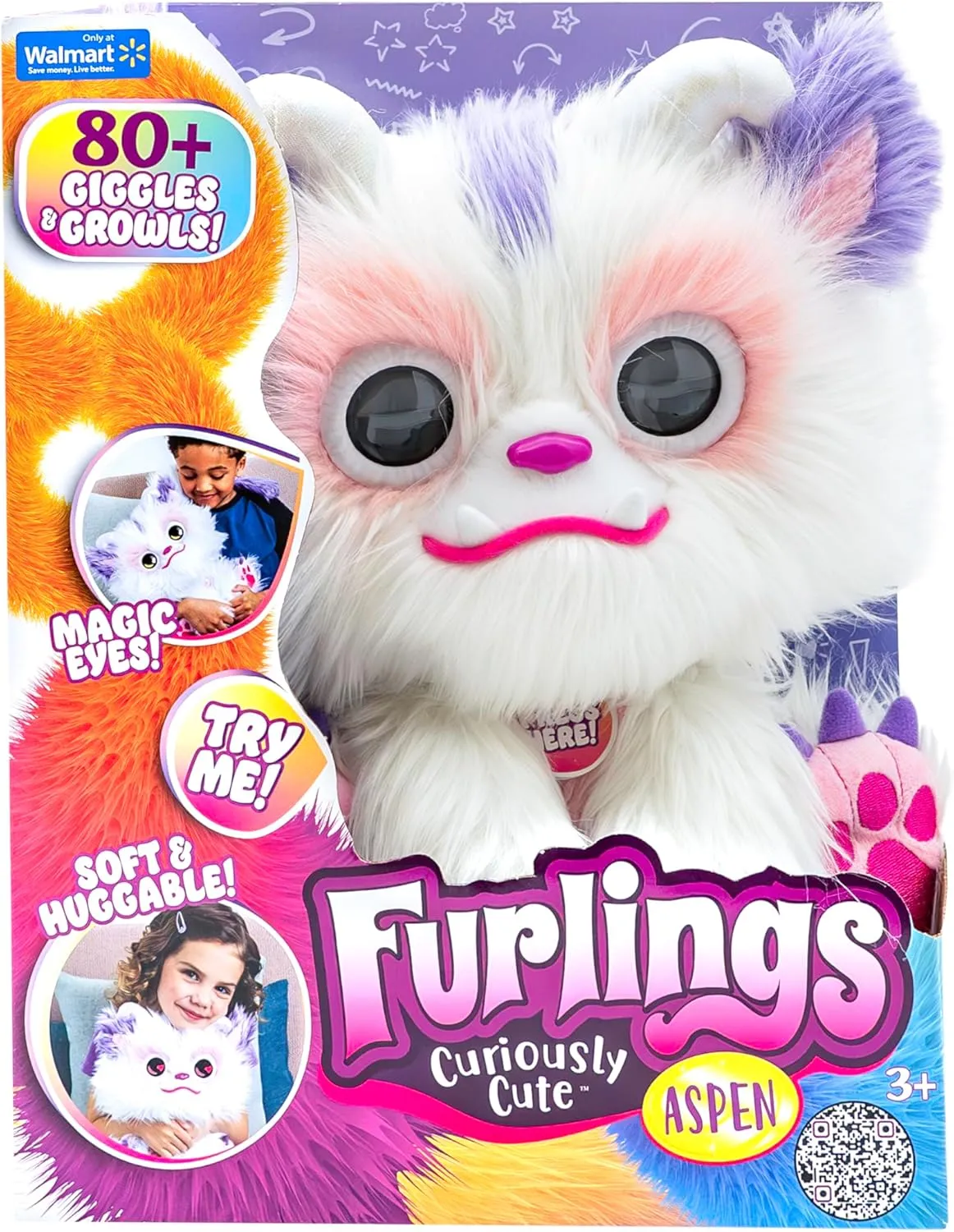 Aspen - 13" Interactive Plush Toy, 80  Sounds & Animations, Gift for Girls & Boys 3 