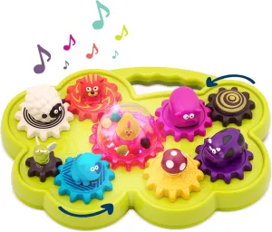 B. toys – Mooosical Gears- Musical Toy-Spinning Gears & Farm Animals – Educational Toys for Toddlers – Sort & Spin to Music- 18 Months  
