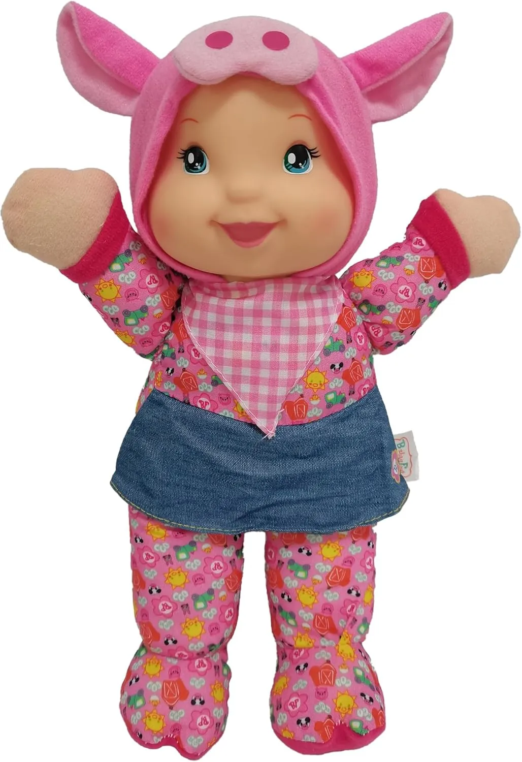 Baby's First 12" Farm Animal Friends Pink Pig Soft & Cuddly Singing Musical Doll, Sings Old McDonald Had a Farm