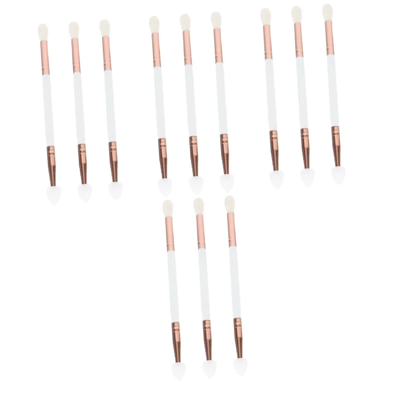balacoo 12pcs Eyeshadow Brush for Women Lightweight and Compact Eye Makeup Tools Comfortable Application for Travel and Daily Use Girl Makeup Accessories