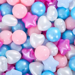 Ball Pit Balls 100 200 500 1000 Plastic Balls for Toddlers Phthalate Free BPA Free Crush Proof Balls in Reusable Play Toys for Kids with Storage Bag Indoor Outdoor