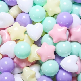 Ball Pit Balls 100 200 500 1000 Plastic Balls for Toddlers Phthalate Free BPA Free Crush Proof Balls in Reusable Play Toys for Kids with Storage Bag Indoor Outdoor
