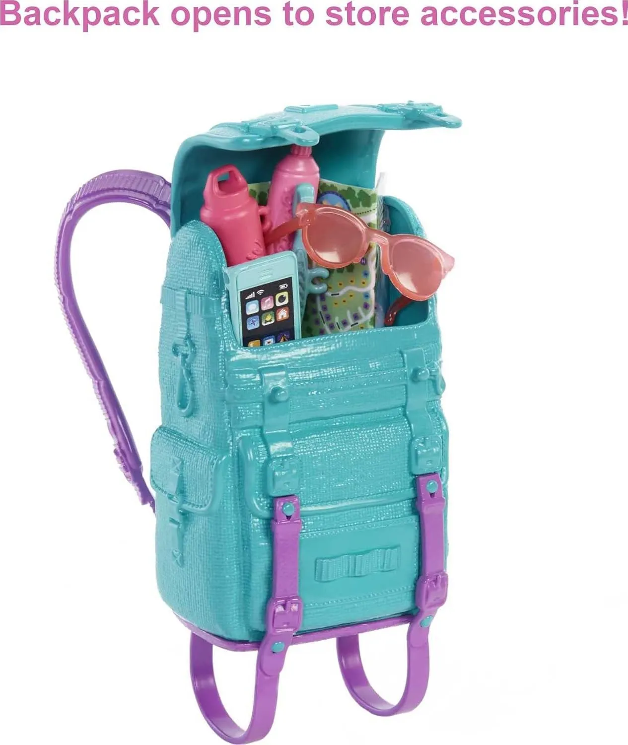 Barbie Doll & Accessories, It Takes Two Malibu Camping Playset with Doll, Pet Puppy & 10  Accessories Including Sleeping Bag