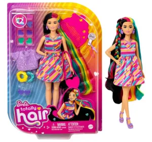 Barbie Totally Hair Doll Heart Themed