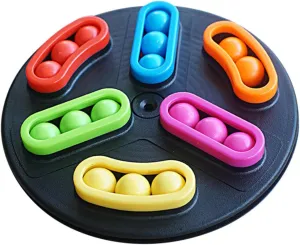 Beads Toy Educational Puzzle Game for Boy Girl Adults Balancing Beads Challenge Fun Desktop Activity for Skill Development Relief Random Color