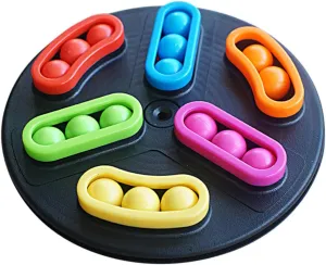 Beads Toy for Boy Girl Early Educational Desktop Game Fun Puzzle Beads for Patience and Balance Skills Engaging Game Random Color Design