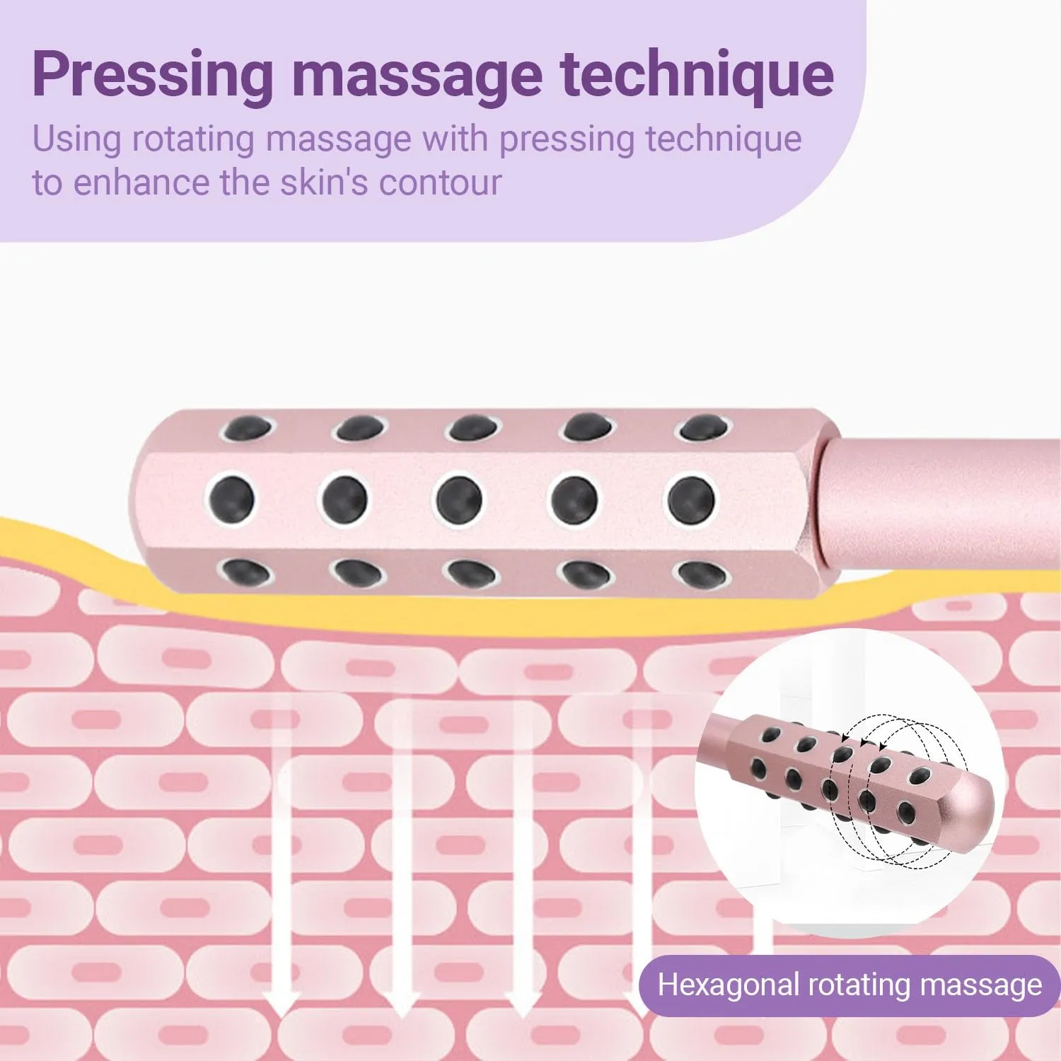 Beauty Sculptor Roller – Uplifting Facial Massager for Skin Firming and Glow, Anti-Aging Face Tool for Daily Skincare Routine, Made of Germanium Alloy with Portable Ergonomic Design(40 Ge Red,1 PCS)