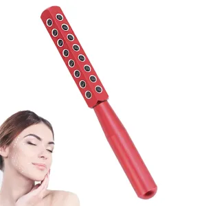Beauty Sculptor Roller – Uplifting Facial Massager for Skin Firming and Glow, Anti-Aging Face Tool for Daily Skincare Routine, Made of Germanium Alloy with Portable Ergonomic Design(40 Ge Red,1 PCS)