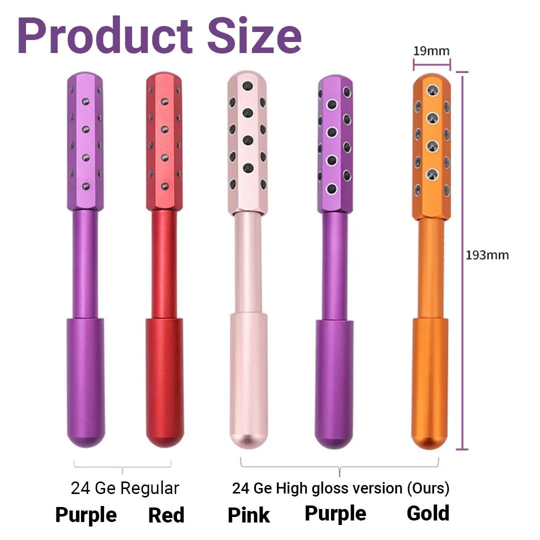 Beauty Sculptor Roller – Uplifting Facial Massager for Skin Firming and Glow, Anti-Aging Face Tool for Daily Skincare Routine, Made of Germanium Alloy with Portable Ergonomic Design(40 Ge Red,1 PCS)