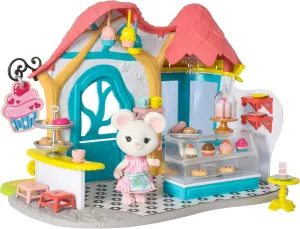Bees Teas Pastry Shop, Complete Set with Miniature Doll Figure, 35 Pieces , Ages 3 