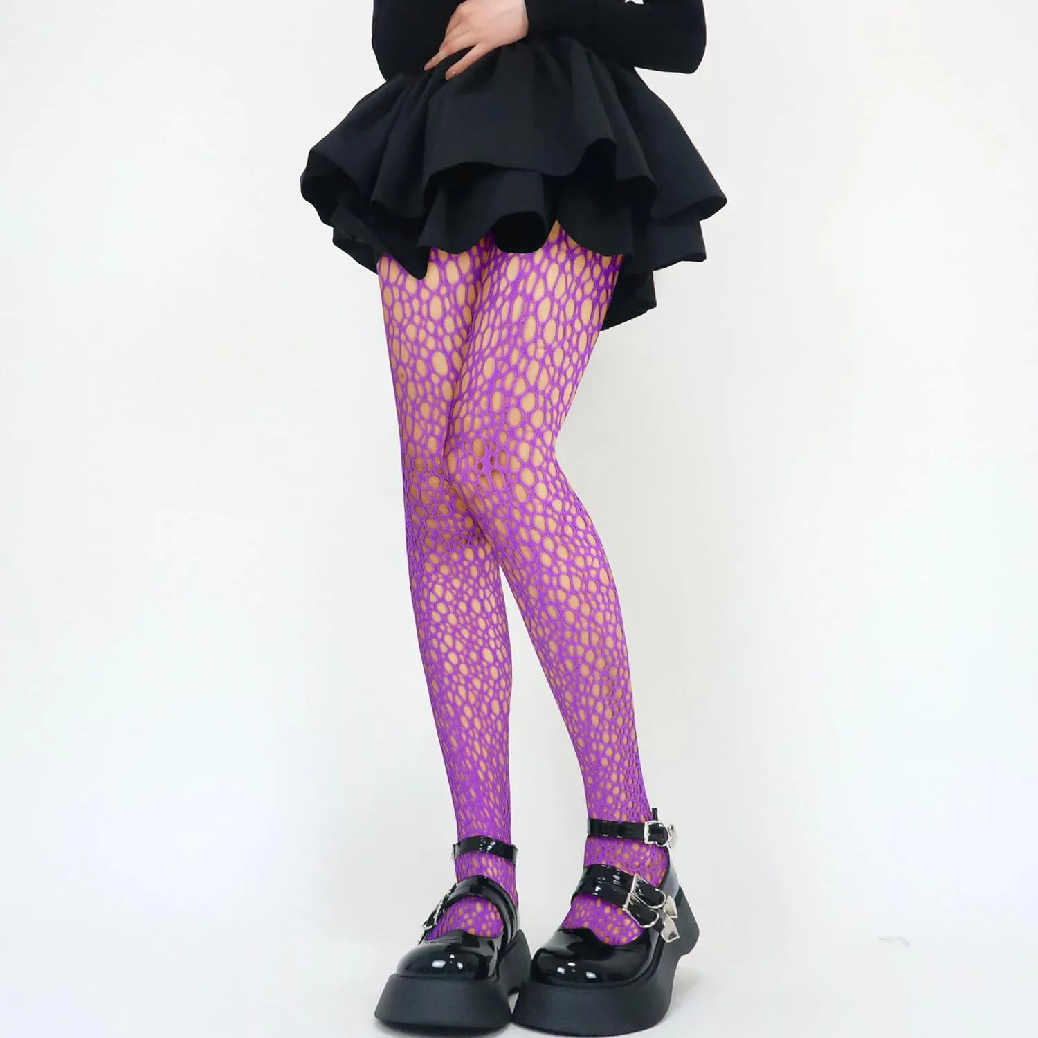 Benefeet Sox Womens Fishnets Girls Fishnet Tights Sexy High Waist Fishnet Stockings Sheer Mesh Hollow Out Pantyhose