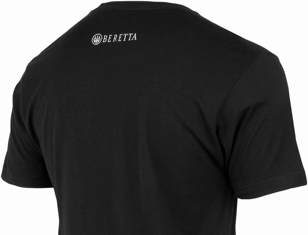 Beretta Men's Active Outdoor Trident Logo Regular Fit Short Sleeve Heritage T-Shirt, TS735T1890