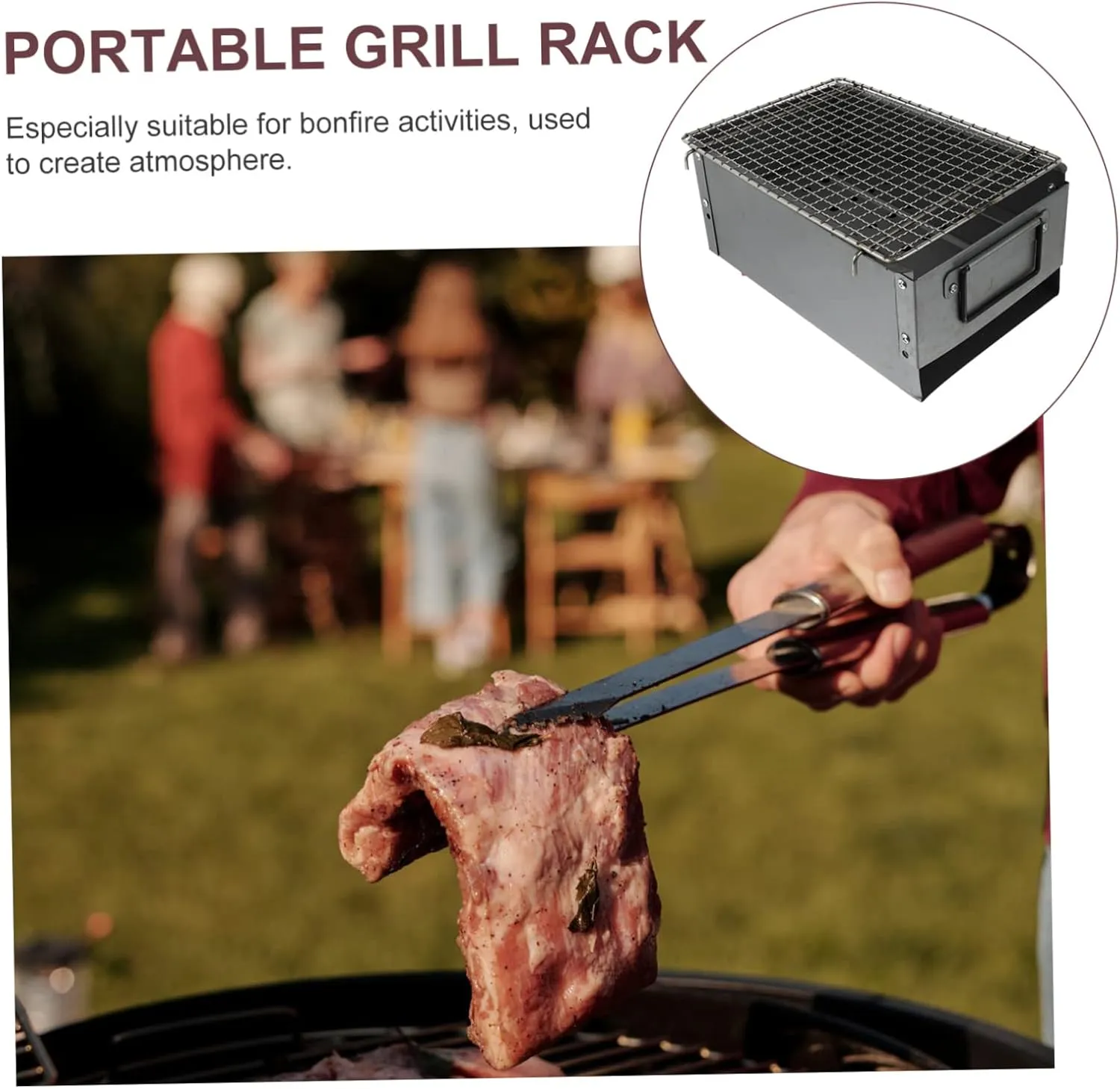 BESPORTBLE 2pcs Outdoor Bbq Stove Grill Mesh Camping Stove Electric Barbecue Grill Mats for Outdoor