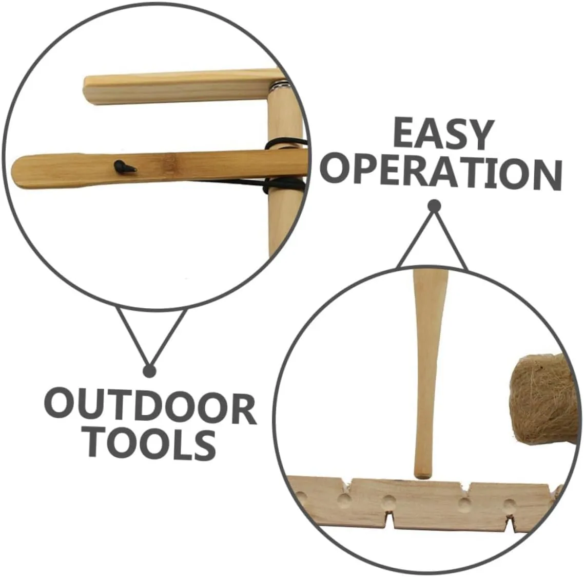 BESPORTBLE Camping Friction Fire Tool Fire Starter Fire Starting Kit Emergency Kit Fire Piston Kit Camping