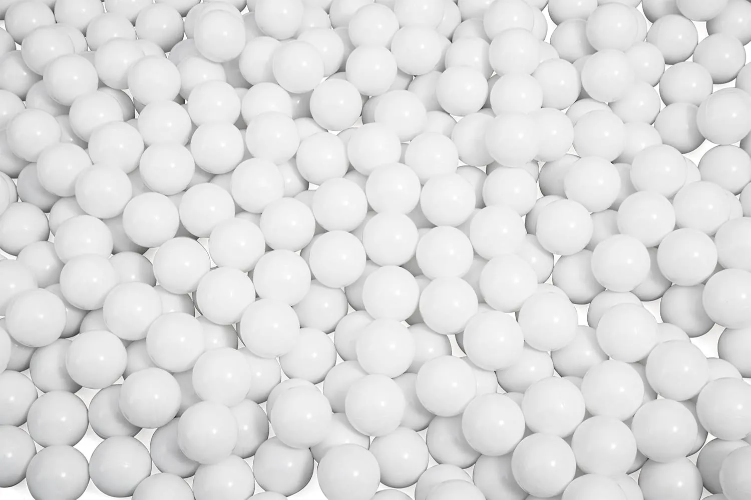 Bestway Plastic White Play Balls 250ct | Great for Indoor and Outdoor Playpens, Ball Pits, Bouncers, Kiddie Pools
