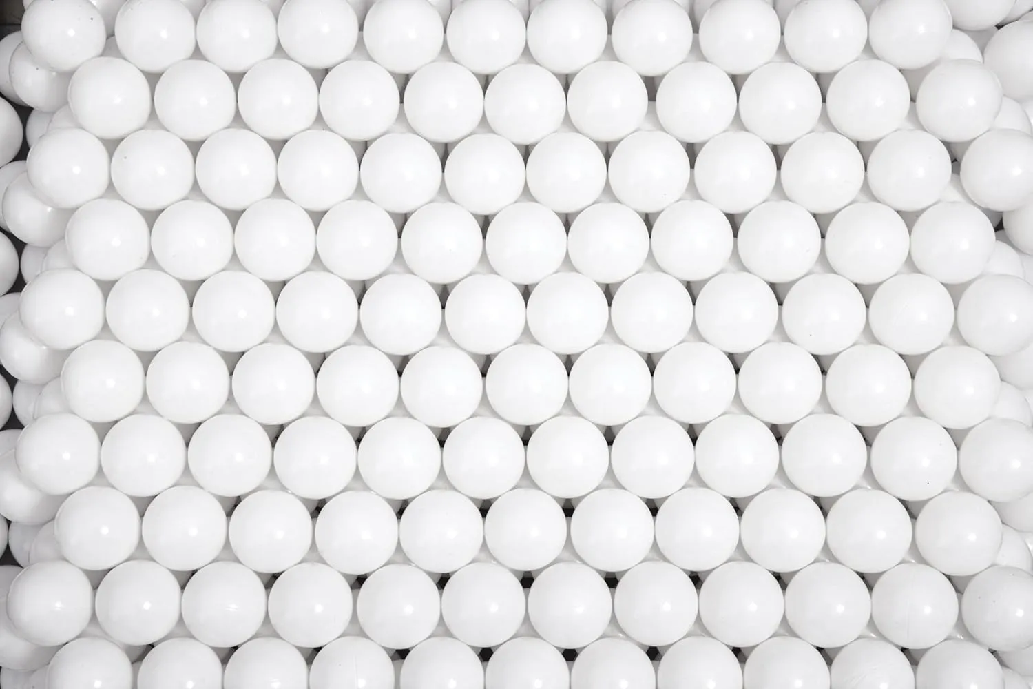 Bestway Plastic White Play Balls 250ct | Great for Indoor and Outdoor Playpens, Ball Pits, Bouncers, Kiddie Pools