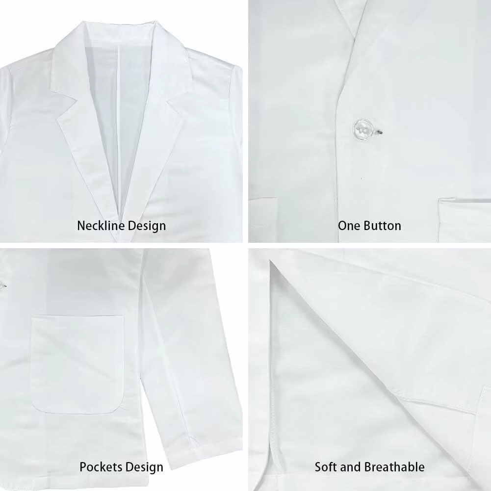 Blazer for Men One Button Notched Lapel Suit Jacket Casual Business Jackets Sports Coats Slim Fit Plus Size Blazer