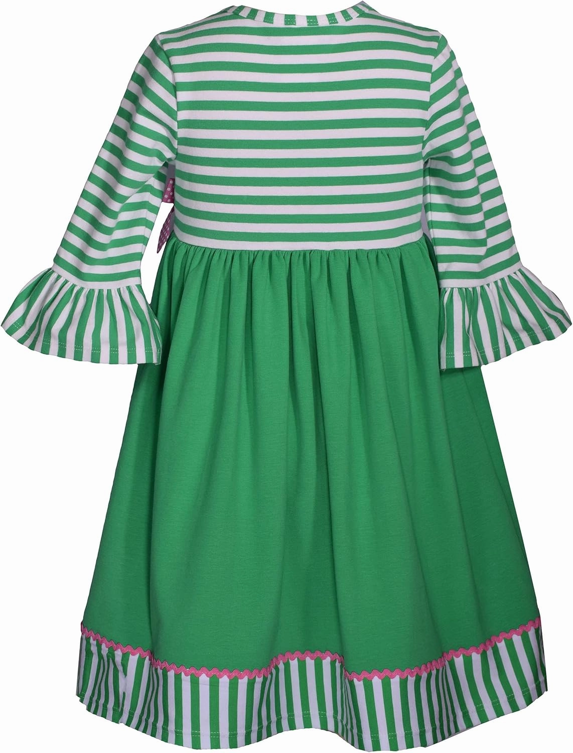 Bonnie Jean Girl's St Patrick's Day Dress - Green Shamrock Dress for Baby, Toddler and Little Girls