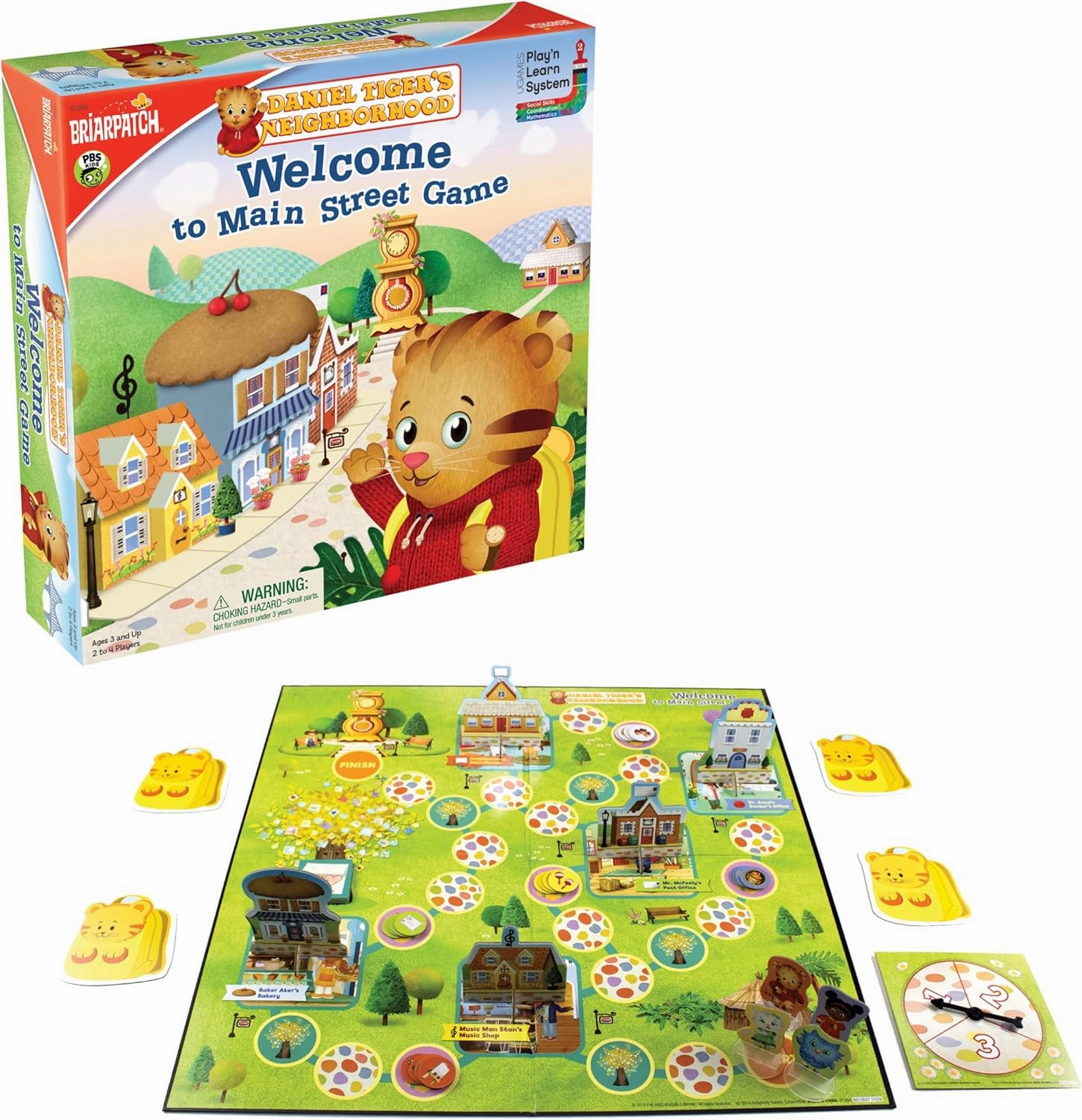 Briarpatch, Daniel Tiger's Neighborhood Welcome to Main Street Game, Based on Mr. Rogers, Preschool Learning For Kids
