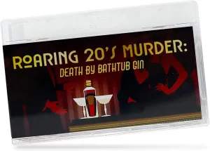 Broadway Murder Mysteries: Roaring 20s Death by Bathtub Gin - Interactive Murder Mystery Game for 3-20 Players