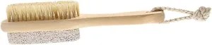 Brush Pumice Stone Foot Exfoliator for Dead Skin Removal Pedicure Tool for Smooth Feet