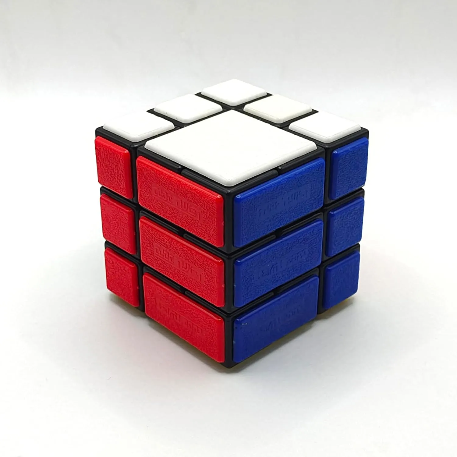 Bundled 3x3 Speed Cube, Colorful Patch Stickers 3x3x3 Magic Puzzle Cube, Super Cube (B)