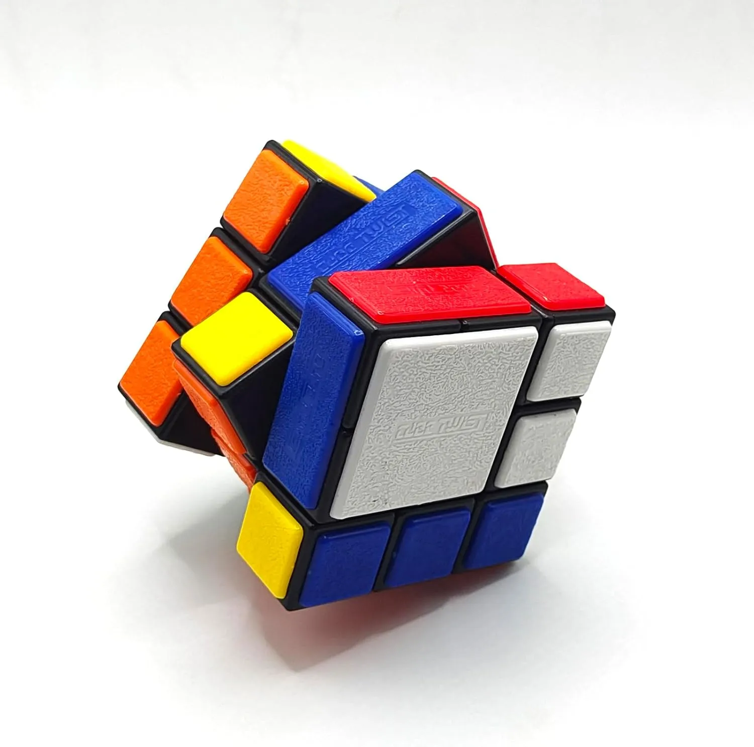 Bundled 3x3 Speed Cube, Colorful Patch Stickers 3x3x3 Magic Puzzle Cube, Super Cube (B)