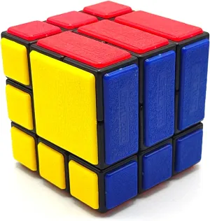 Bundled 3x3 Speed Cube, Colorful Patch Stickers 3x3x3 Magic Puzzle Cube, Super Cube (B)