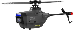 C127AI RC Helicopter Model, 2.4G 4CH Brushless Reconnaissance Military Plane, Scout Drone Model Airplane Toys Gift for Adults,RTF
