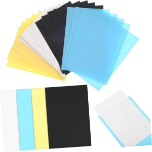 Card Film Sleeves 200 Pcs Trading Card Sleeves Soft Scratch-Resistant Material Easy to Use for Sports Business