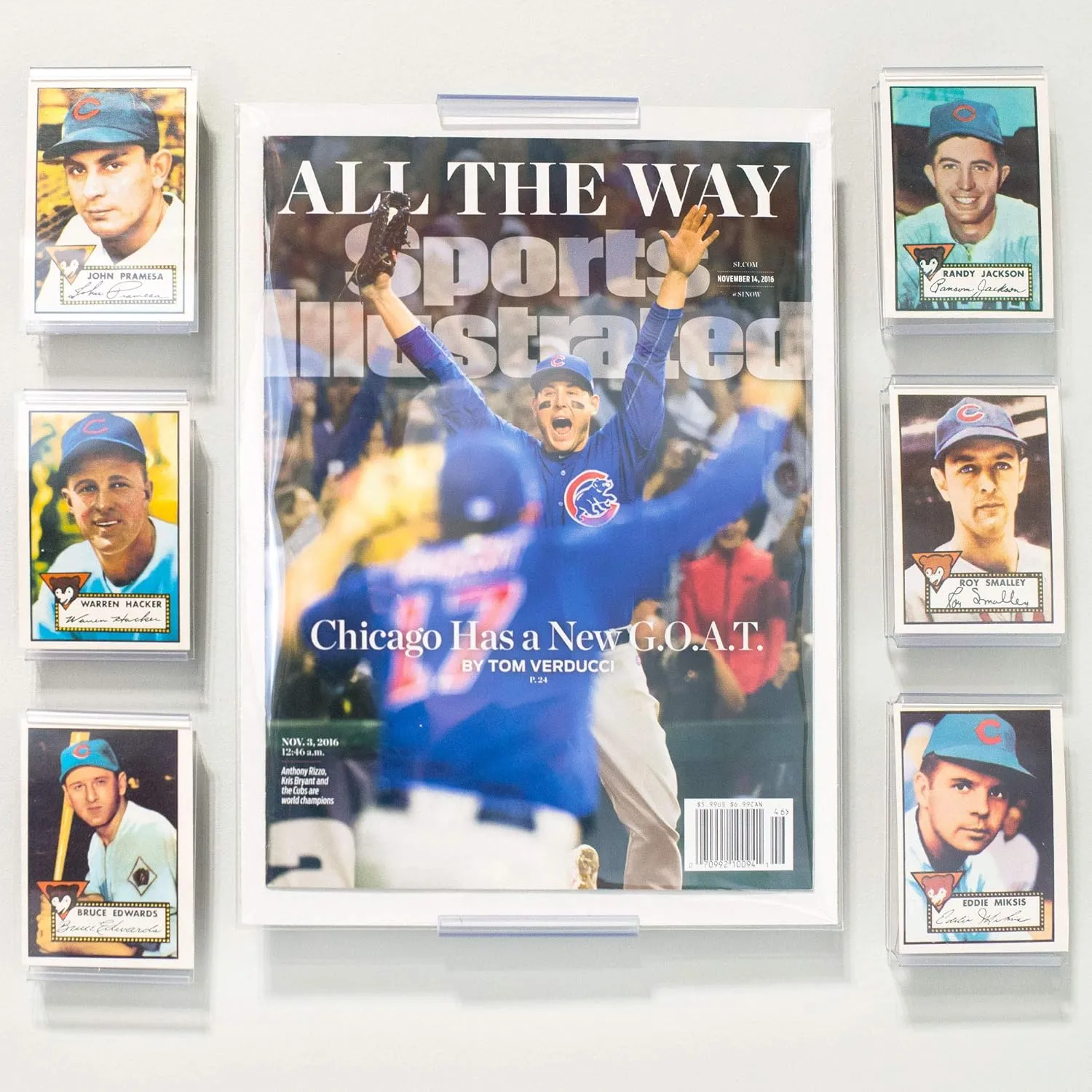 Card Mount Trading Cards Stand and Wall Mount, Invisible Display for Collectible Cards, 4 Pack