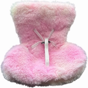 Cars Seats for Dolls with Soft Furry Cushion, Air Vent Clip and Desktop Stand, and Functional Car Ornament for Doll Fans and Doll Collectors