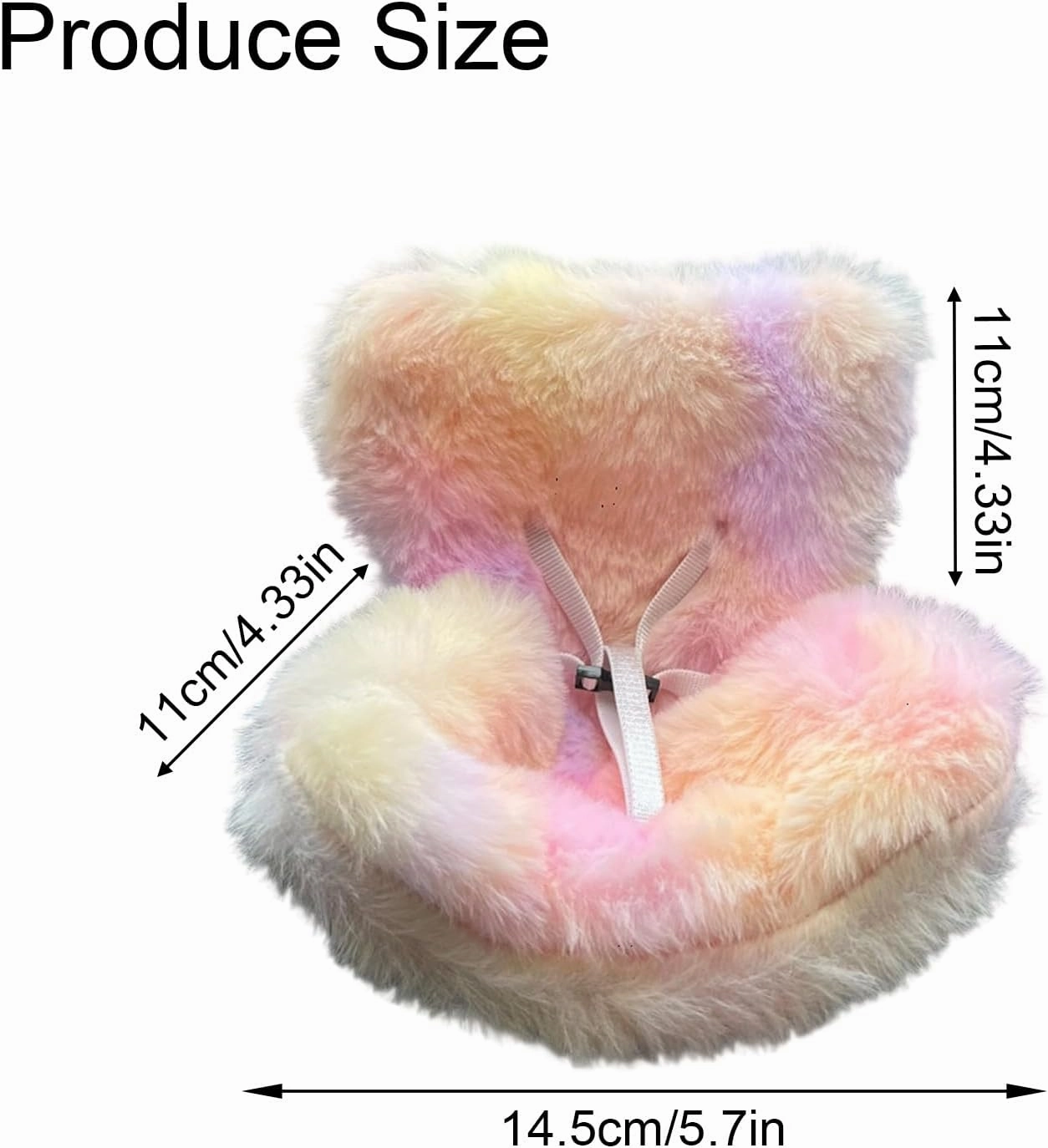 Cars Seats for Dolls with Soft Furry Cushion, Air Vent Clip and Desktop Stand, and Functional Car Ornament for Doll Fans and Doll Collectors